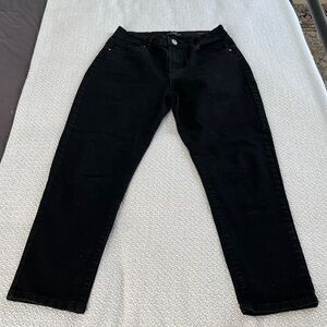 Cotton On Black Stretch Mom Jeans